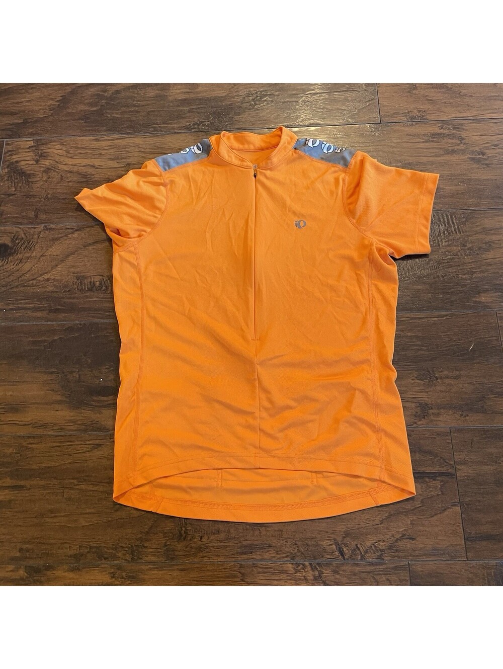 Pearl Izumi Men's Large Orange Zip Short Sleeved Cycling Jersey Free Shipping